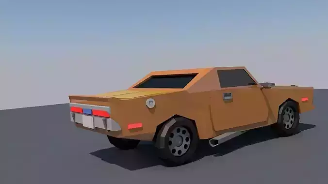 Low Poly Race Car