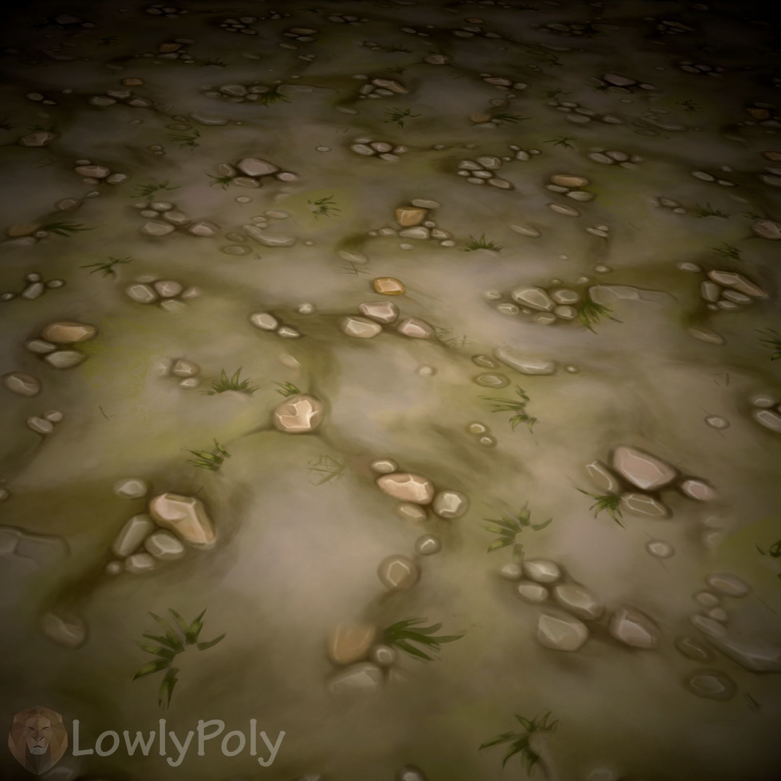Stylized Dirt Vol 19 - Hand Painted Texture Pack Texture_9