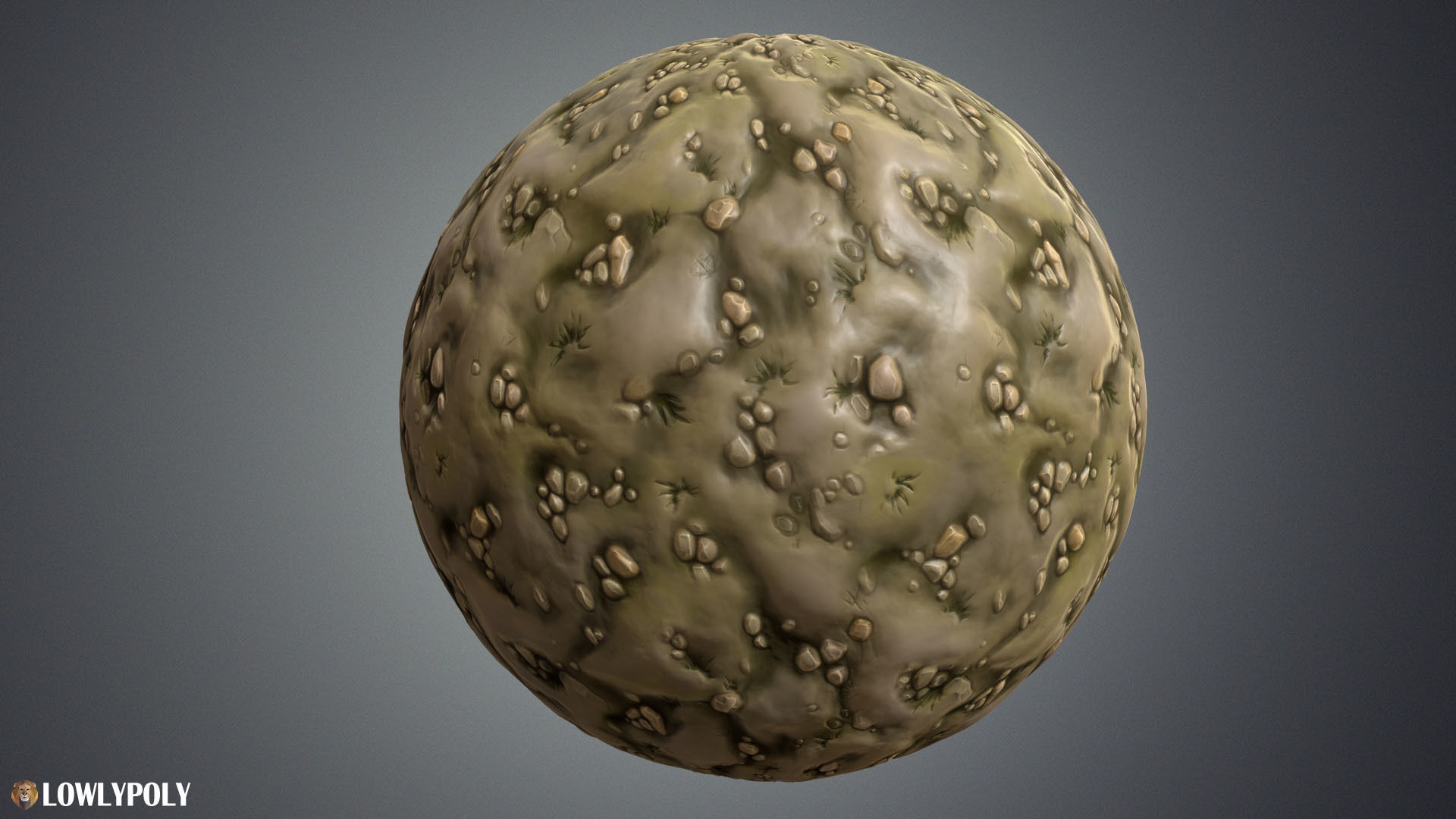 Stylized Dirt Vol 19 - Hand Painted Texture Pack Texture_6