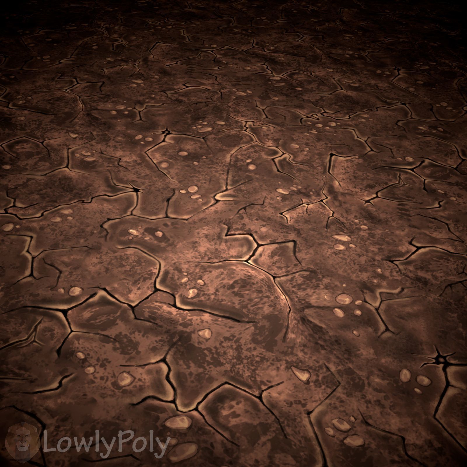 Stylized Dirt Vol 19 - Hand Painted Texture Pack Texture_8