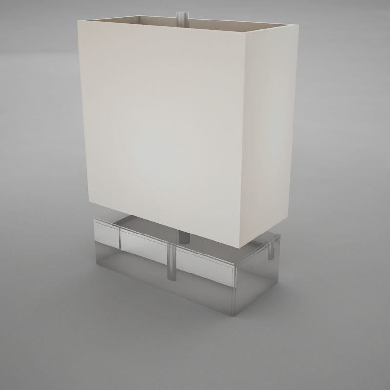 lamp 027 Low-poly 3D model_2