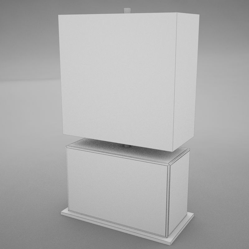 lamp 027 Low-poly 3D model_12