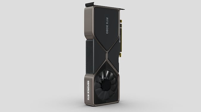 RTX 3080 3D model