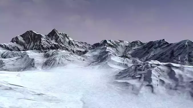 Snow Mountain Terrain