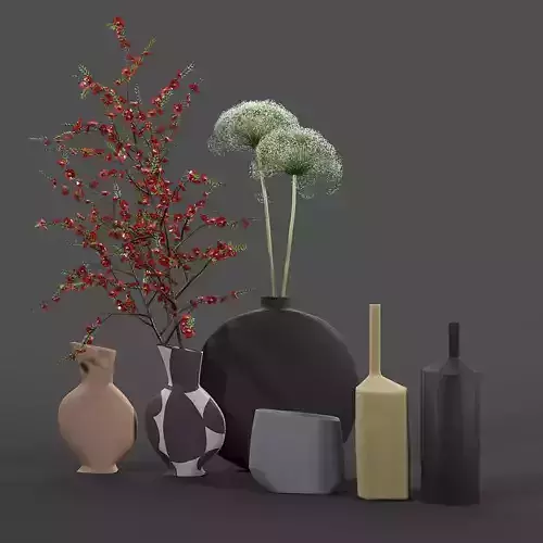 kosemilano vases and plants