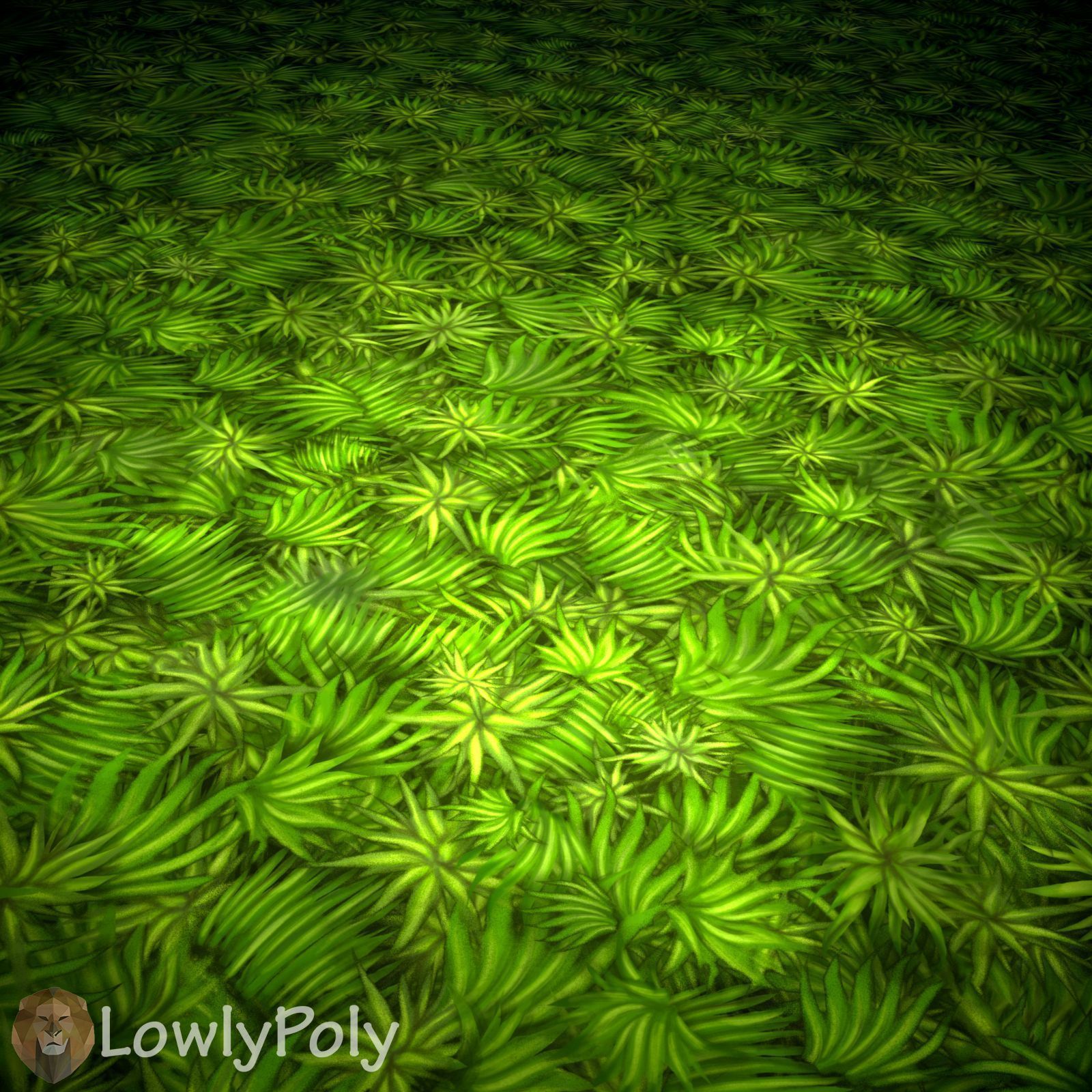 Stylized Grass Vol 21 - Hand Painted Texture Pack Texture_10