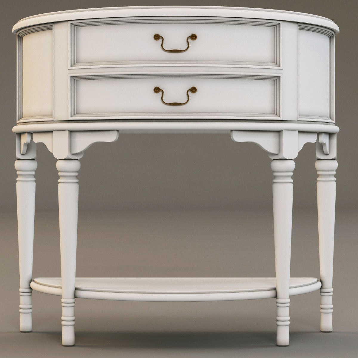Laura Ashley console table 3D model_1