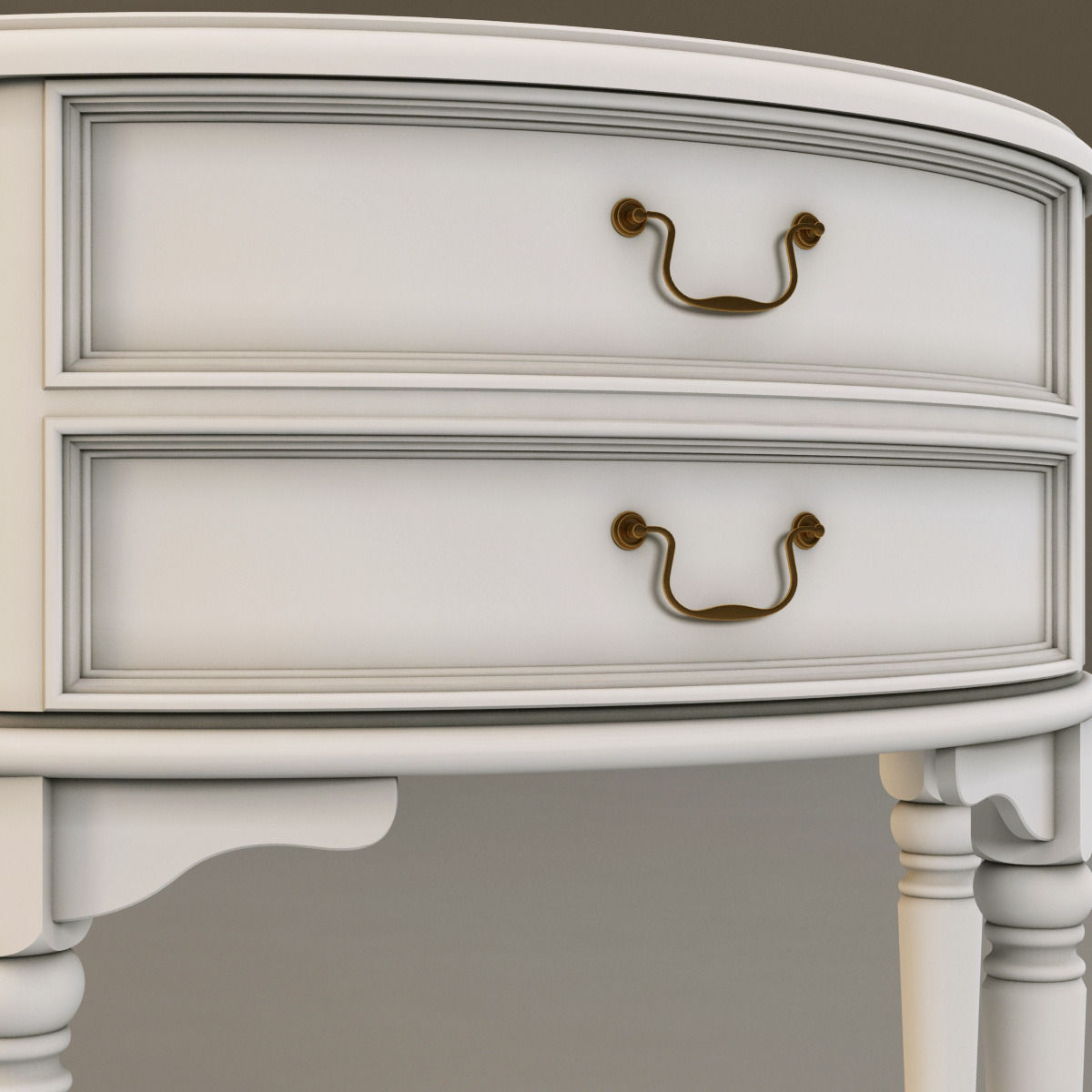 Laura Ashley console table 3D model_3
