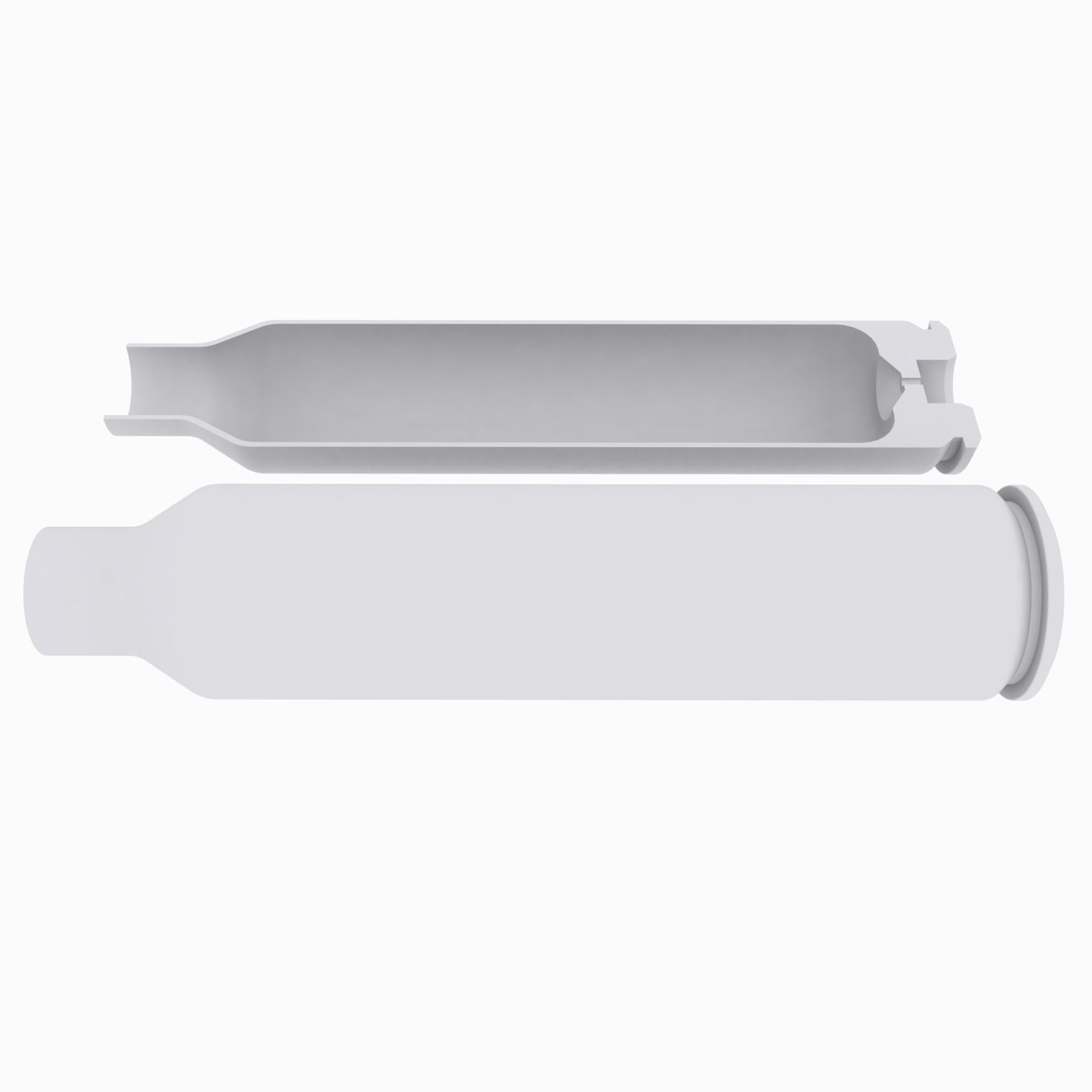 338 Lapua Magnum Bullet Casing 3D model_1