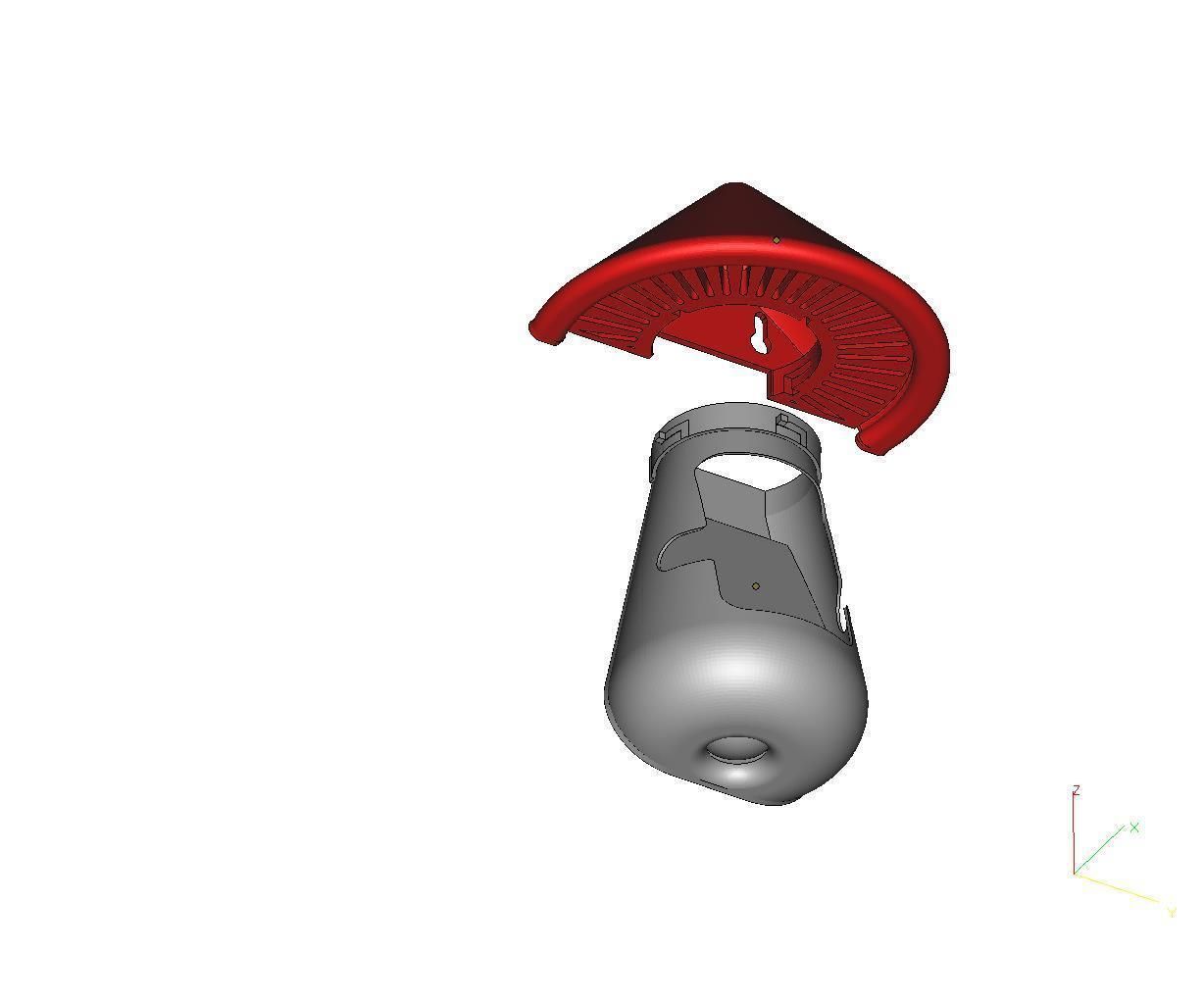 Portable Speaker Mushroom 3D print model_8