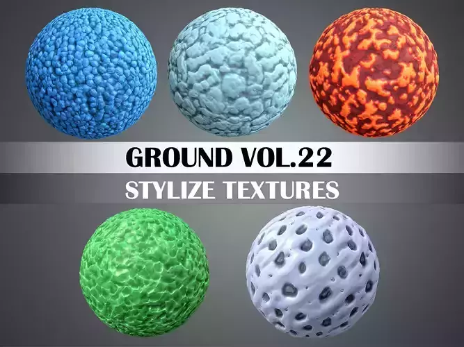 Stylized Snow Vol 22 - Hand Painted Texture Pack Texture