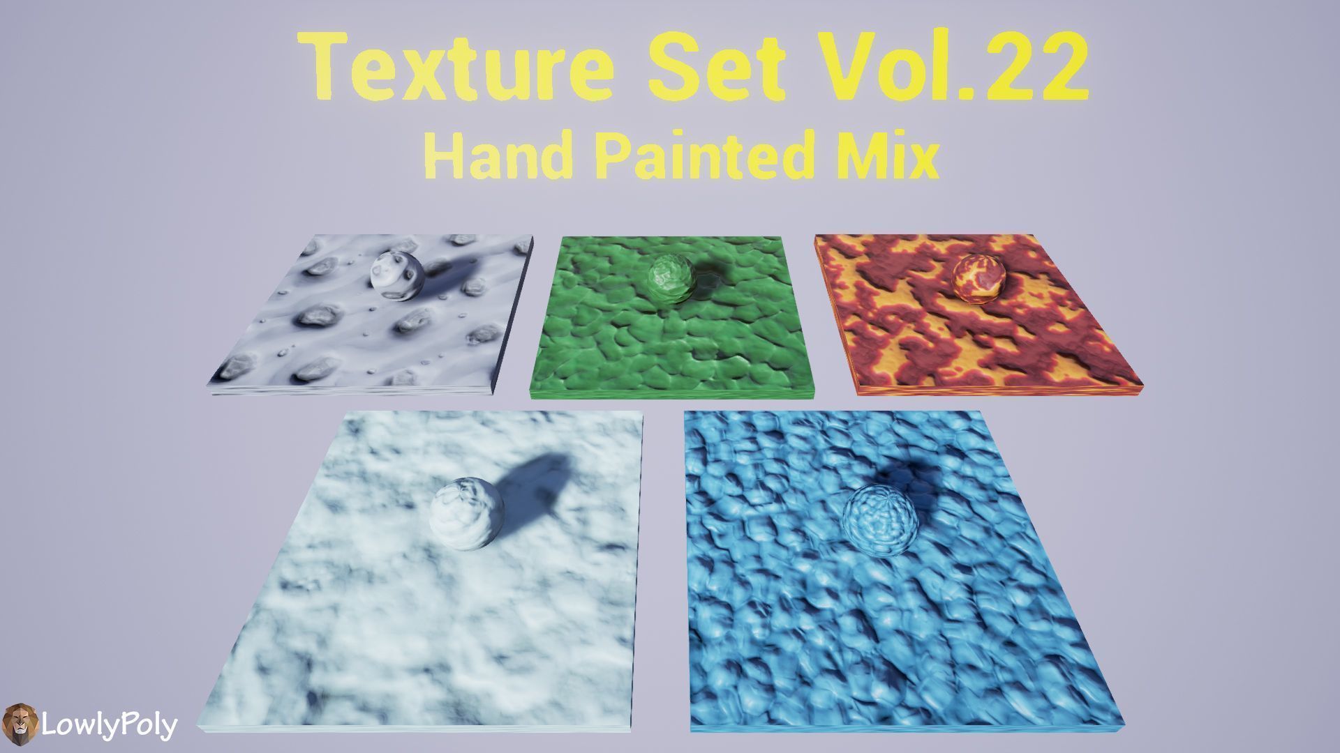 Stylized Snow Vol 22 - Hand Painted Texture Pack Texture_13