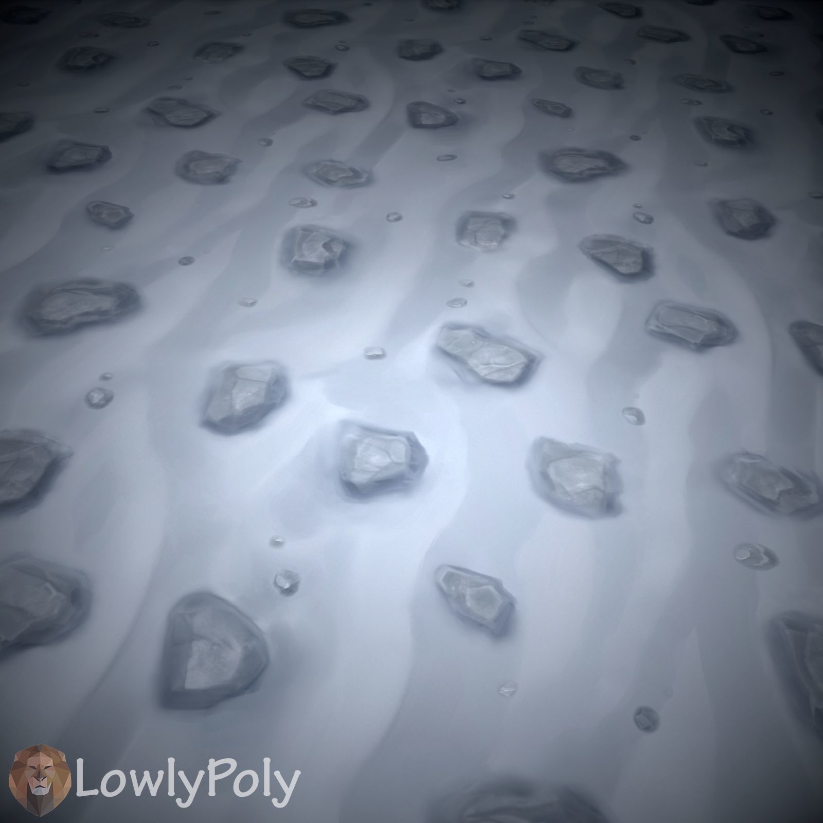 Stylized Snow Vol 22 - Hand Painted Texture Pack Texture_9
