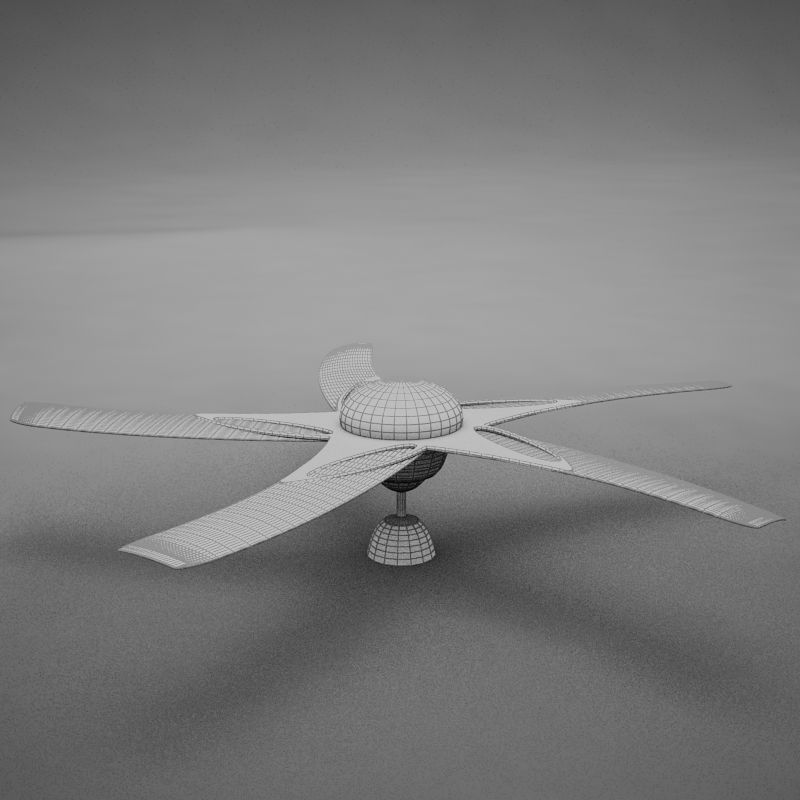 Fan 002 3D model_9