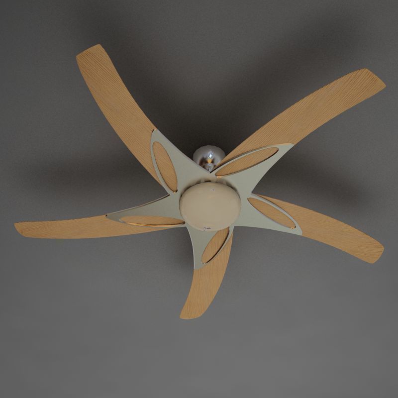 Fan 002 3D model_5