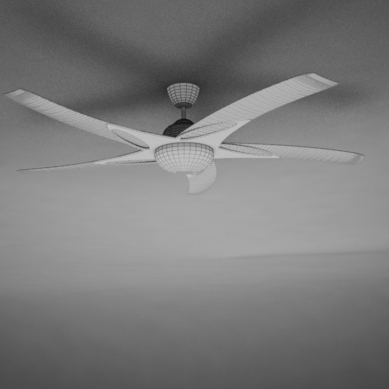 Fan 002 3D model_8