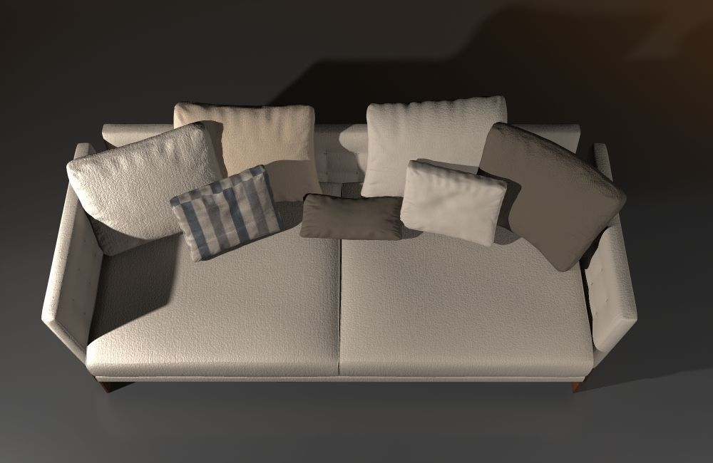 sofa design Gordon  Guillaumier large 3D model_2