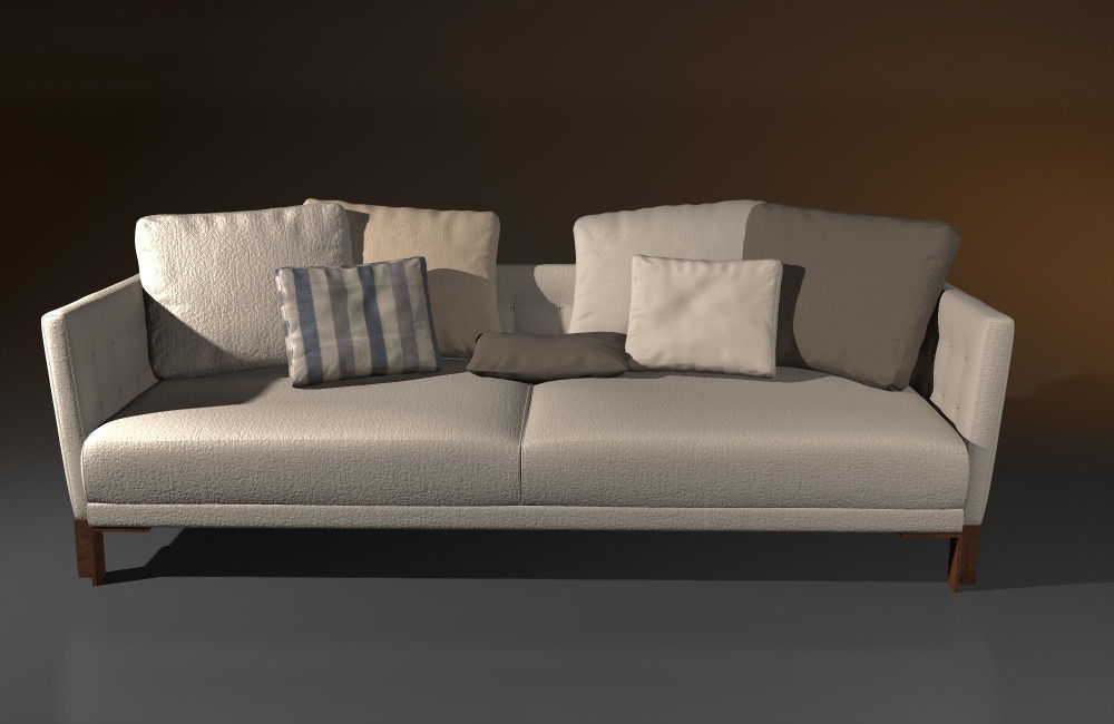 sofa design Gordon  Guillaumier large 3D model_1