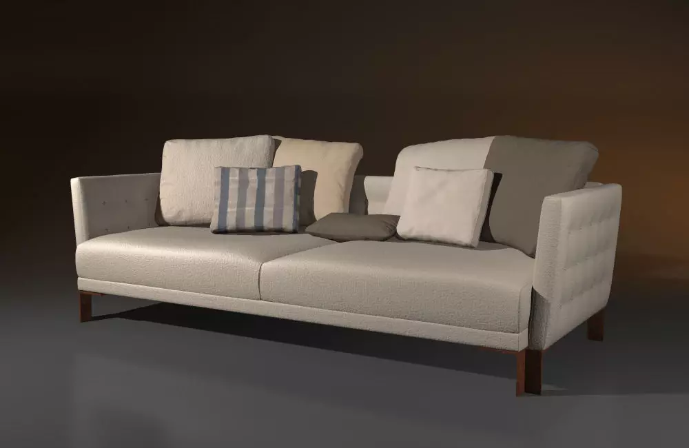 sofa design Gordon  Guillaumier large 3D model_0
