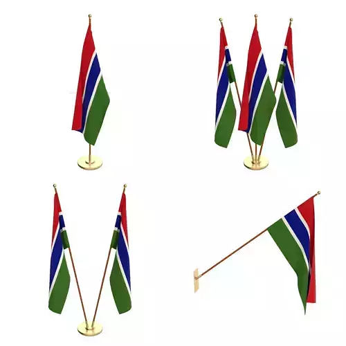 Gambia Flag Pack