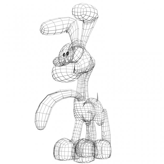 Odie 3D RIGGED Low-poly 3D model_2