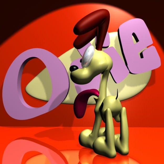 Odie 3D RIGGED Low-poly 3D model_4