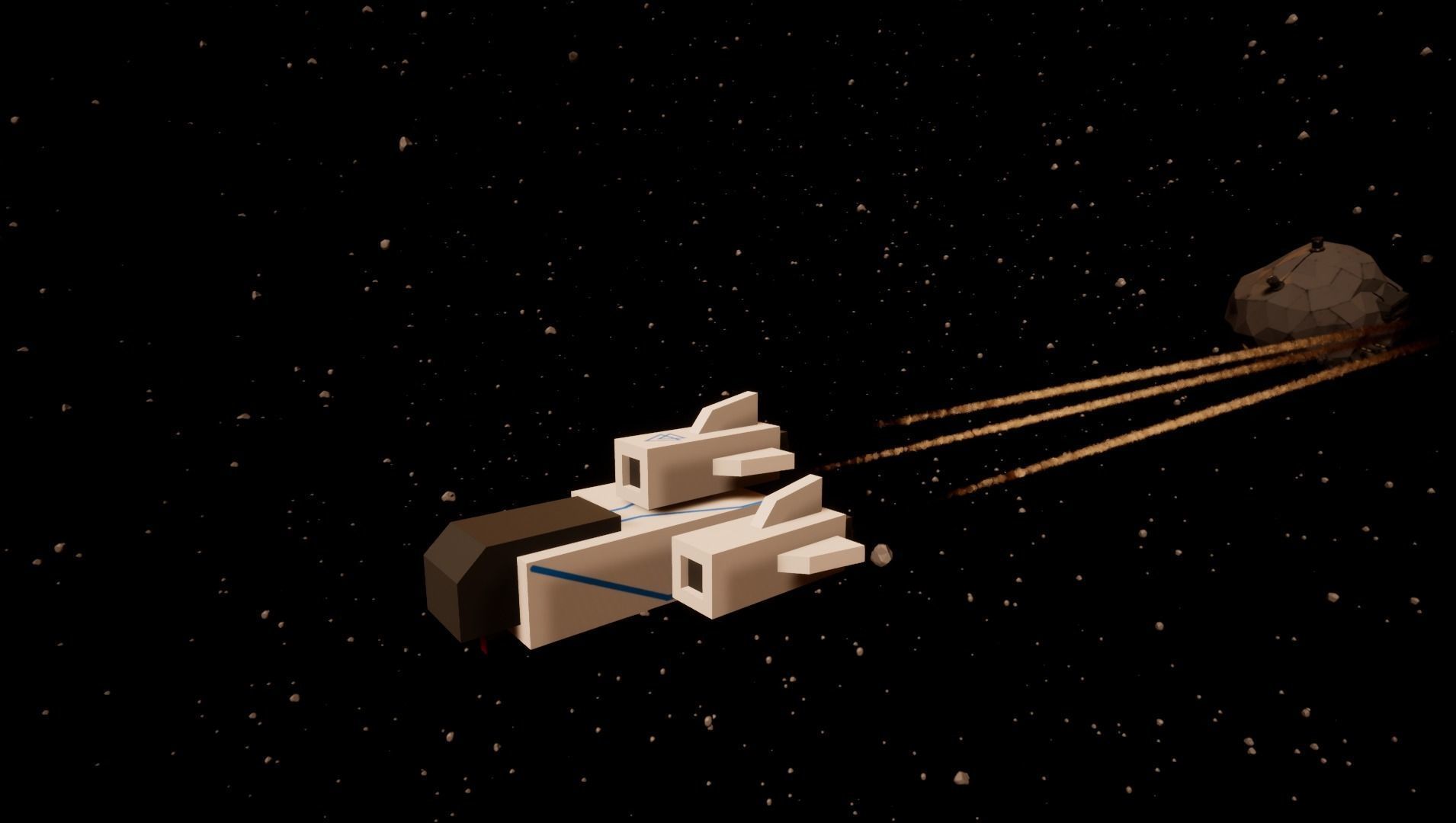 Complete Low-Poly Space Collection Low-poly 3D model_3