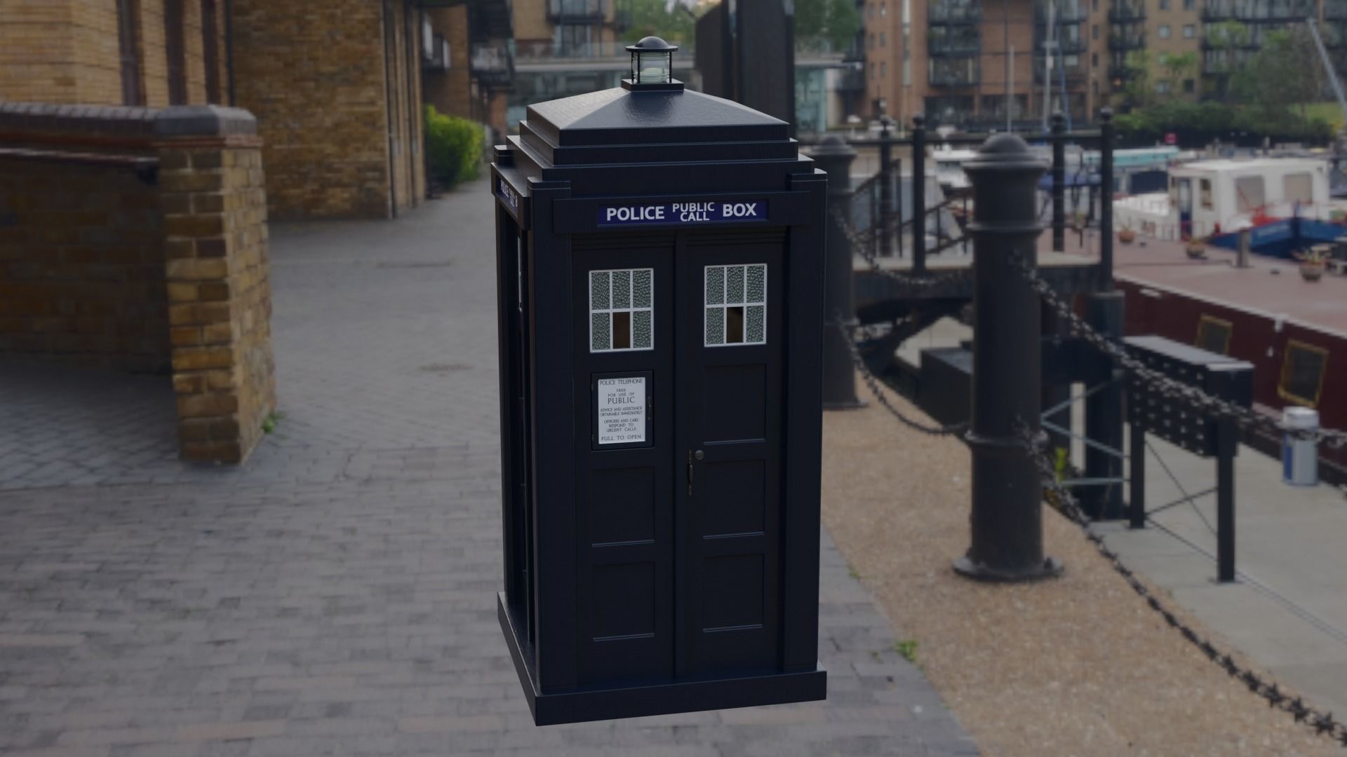 Mark 2 Metropolitan Police Box 3D model_38