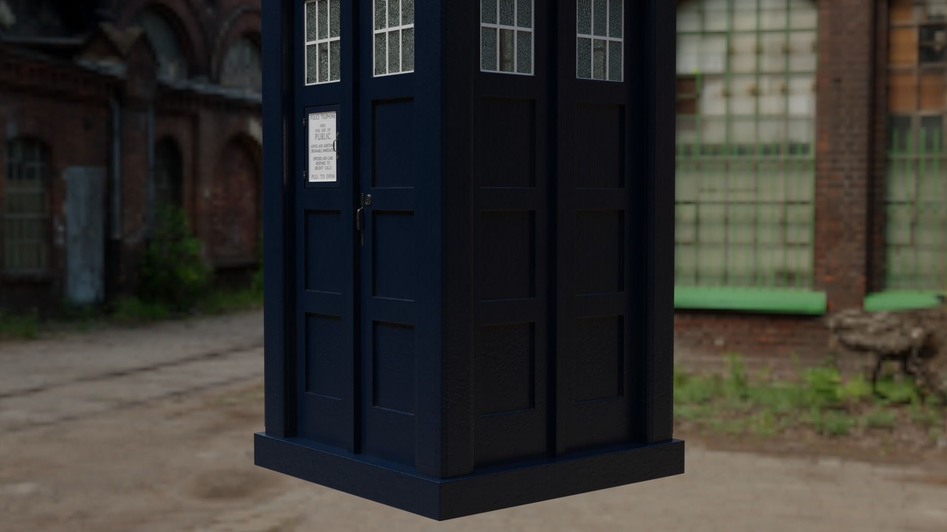 Mark 2 Metropolitan Police Box 3D model_22