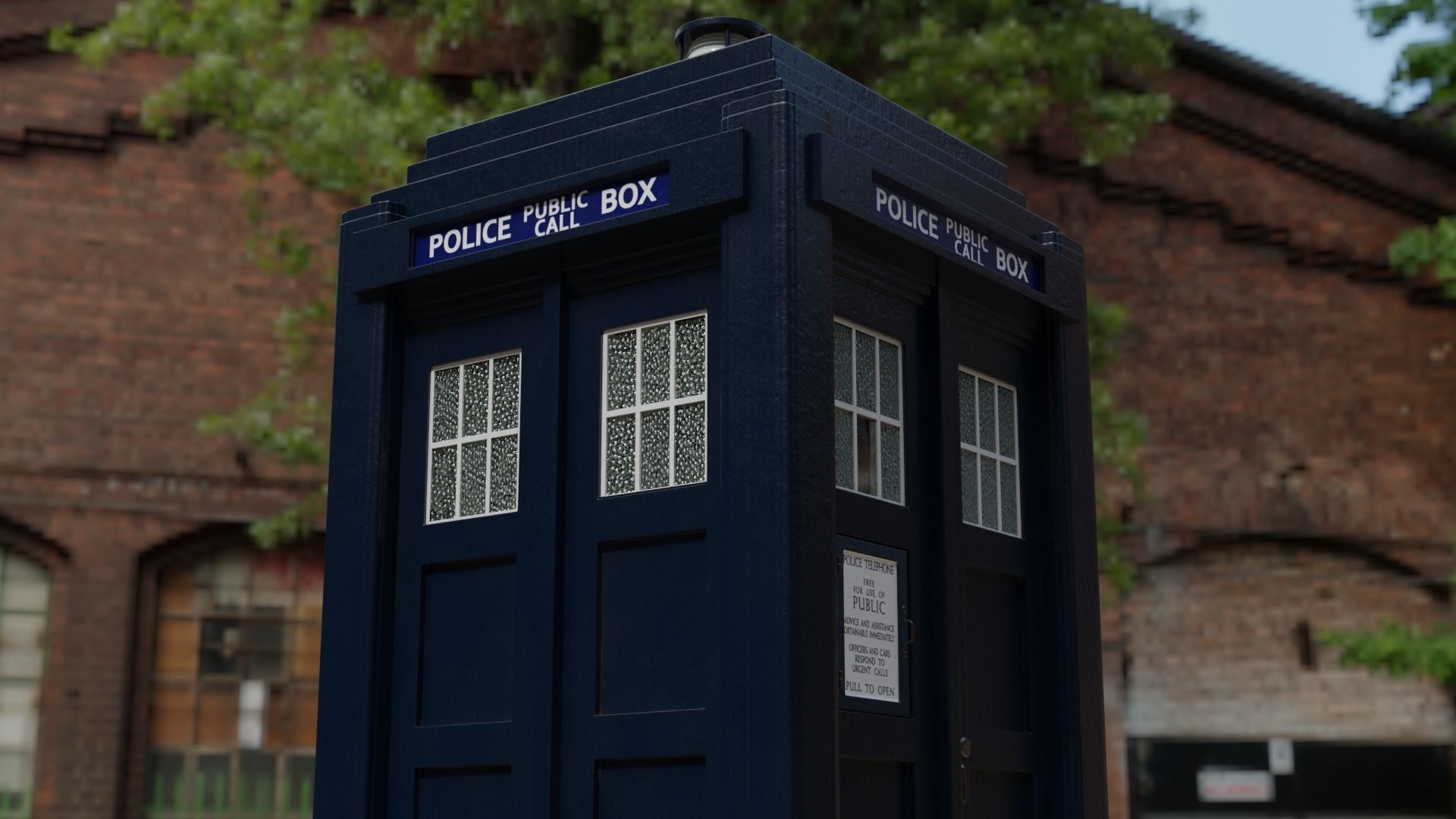 Mark 2 Metropolitan Police Box 3D model_2