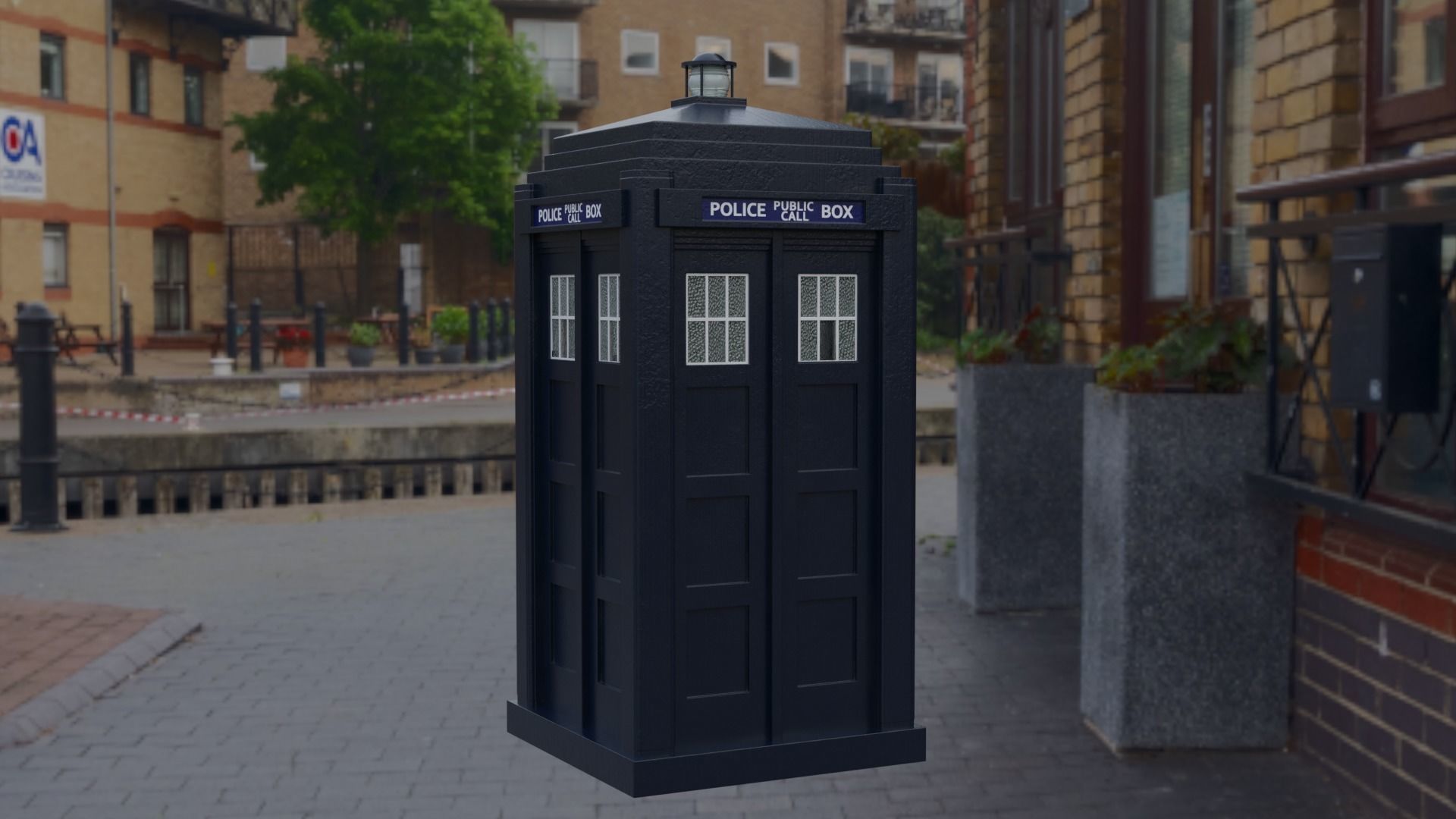 Mark 2 Metropolitan Police Box 3D model_7