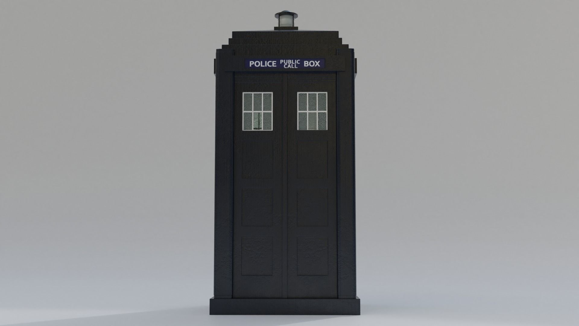 Mark 2 Metropolitan Police Box 3D model_34