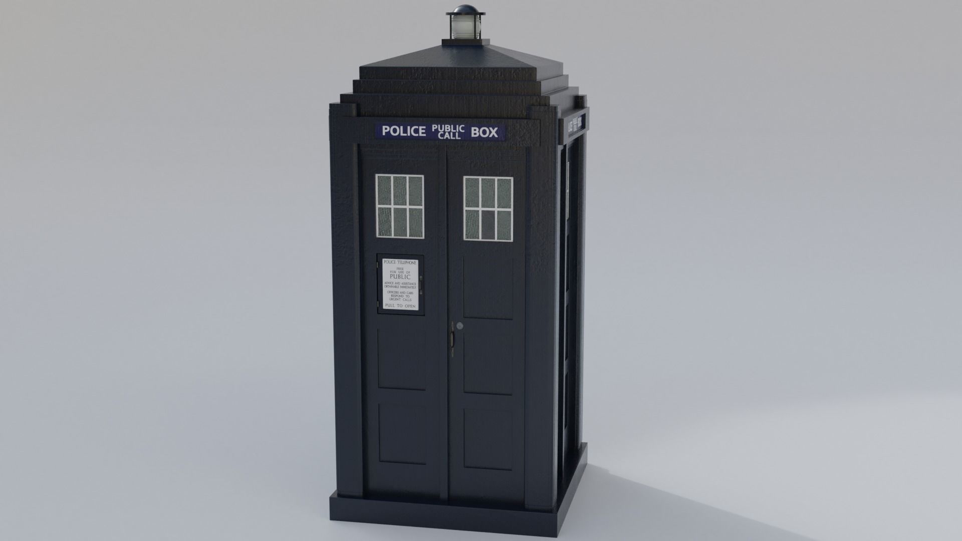 Mark 2 Metropolitan Police Box 3D model_28