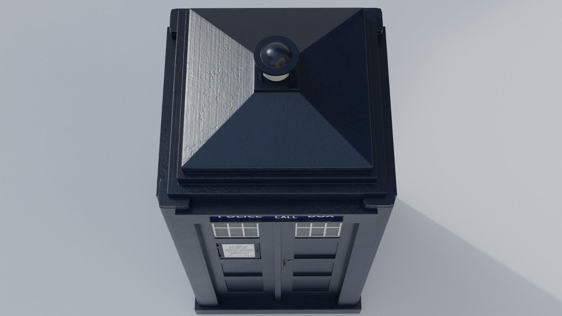 Mark 2 Metropolitan Police Box 3D model_10