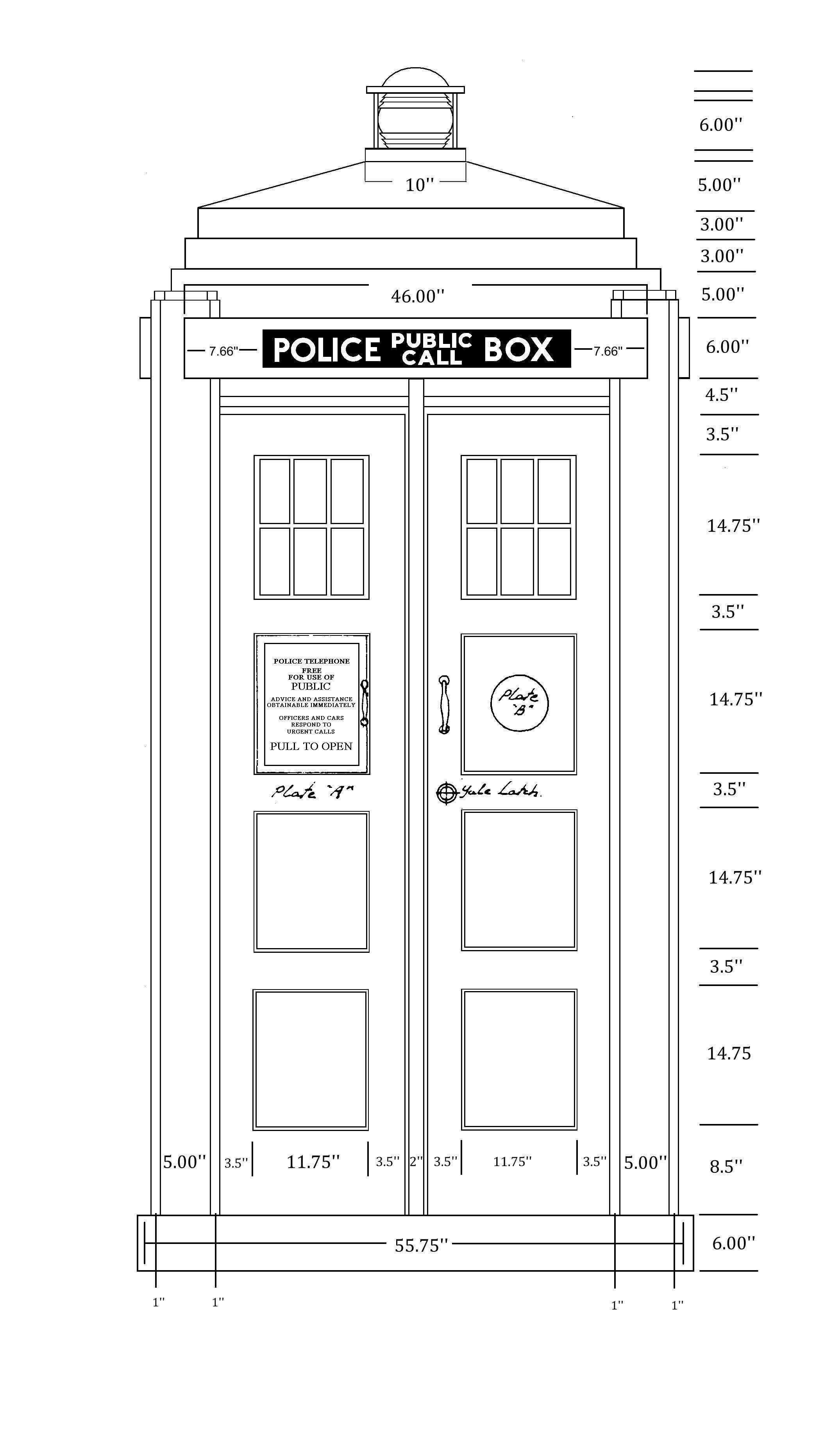 Mark 2 Metropolitan Police Box 3D model_9