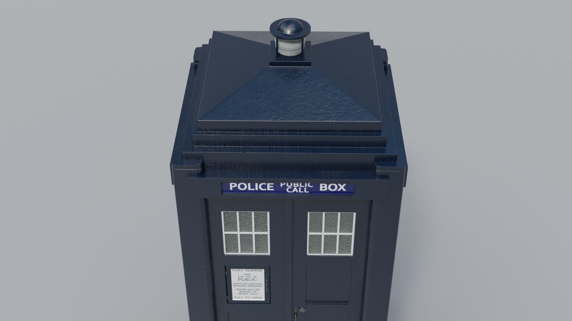 Mark 2 Metropolitan Police Box 3D model_27