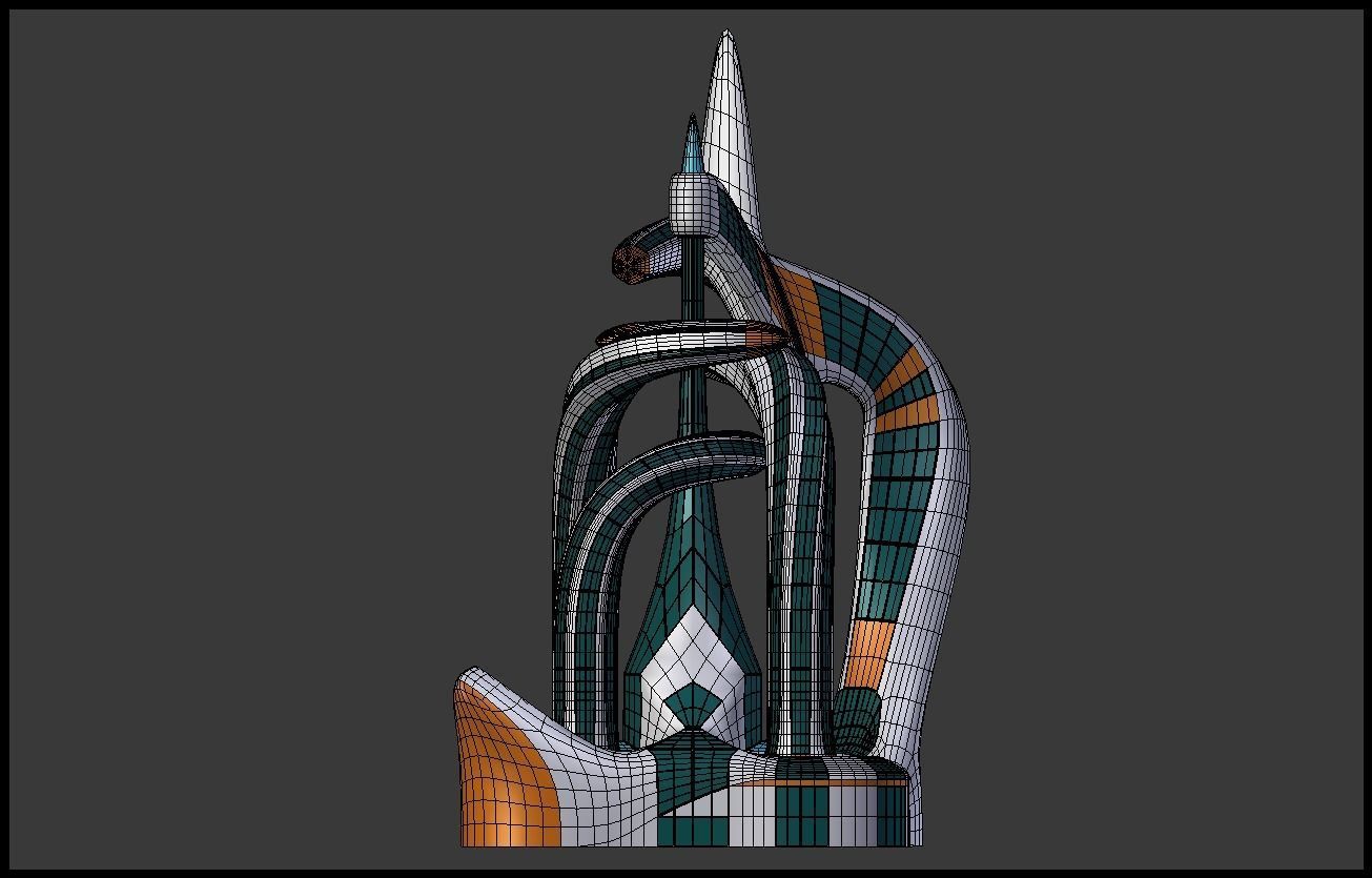Future skyscraper 3D model_11