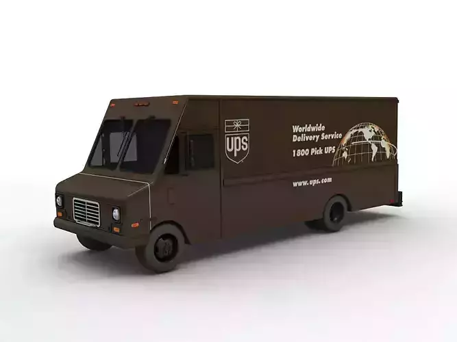 Delivery Truck UPS 3D model