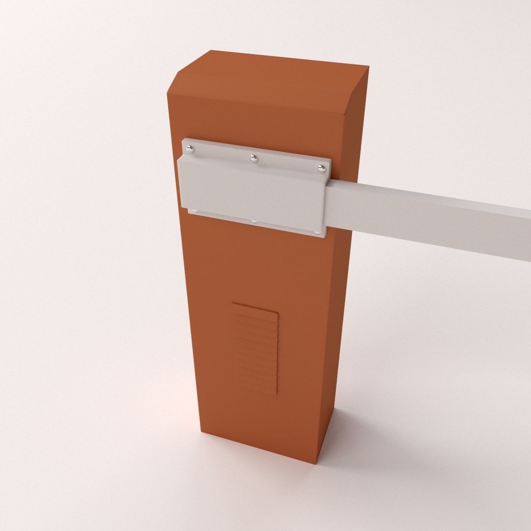 Boom Gate 3D model_2