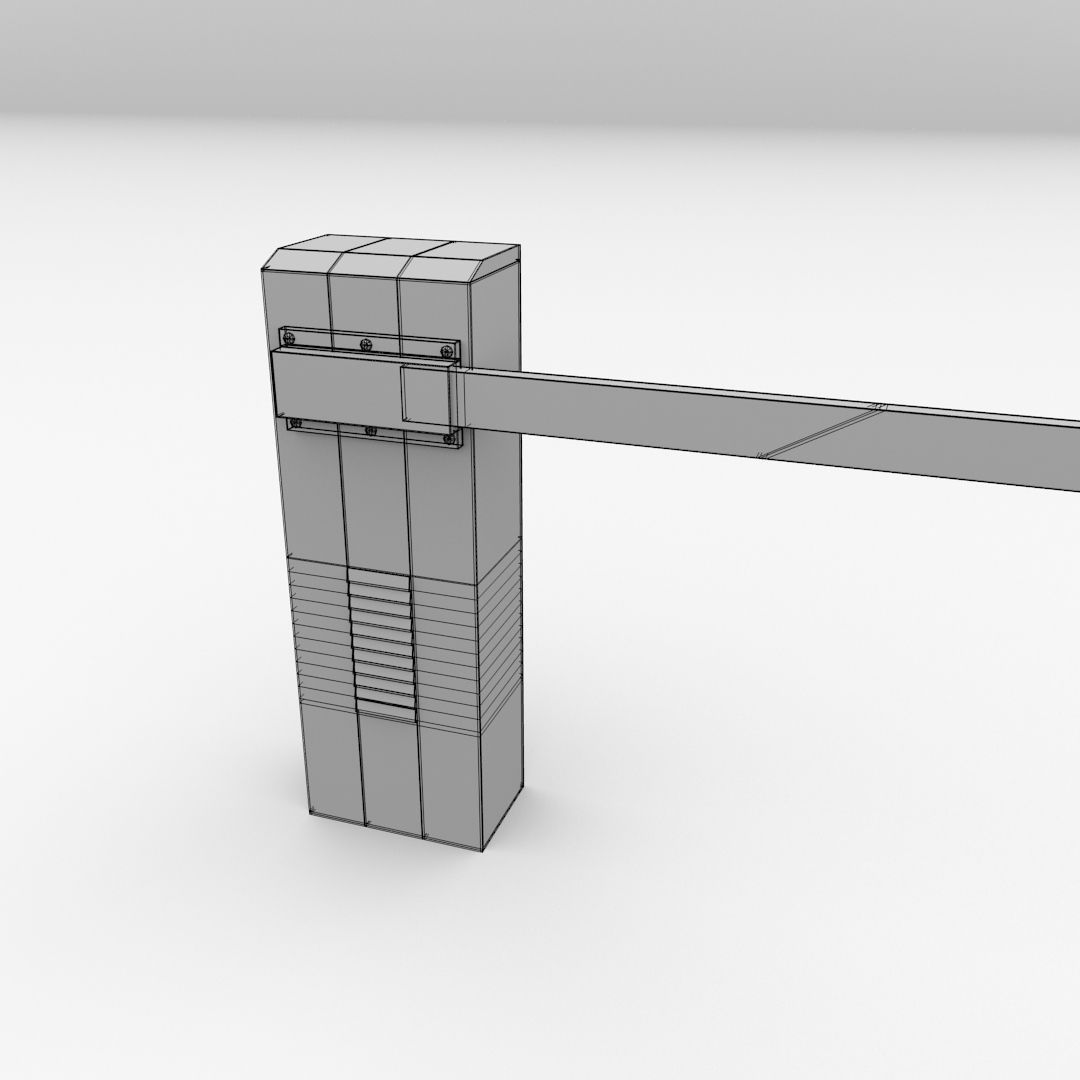 Boom Gate 3D model_4