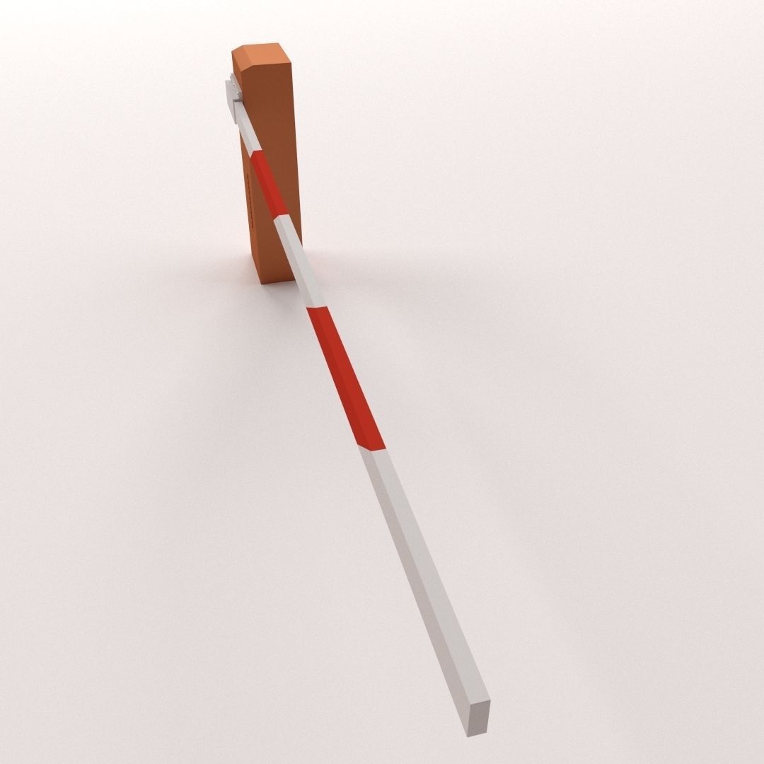 Boom Gate 3D model_1