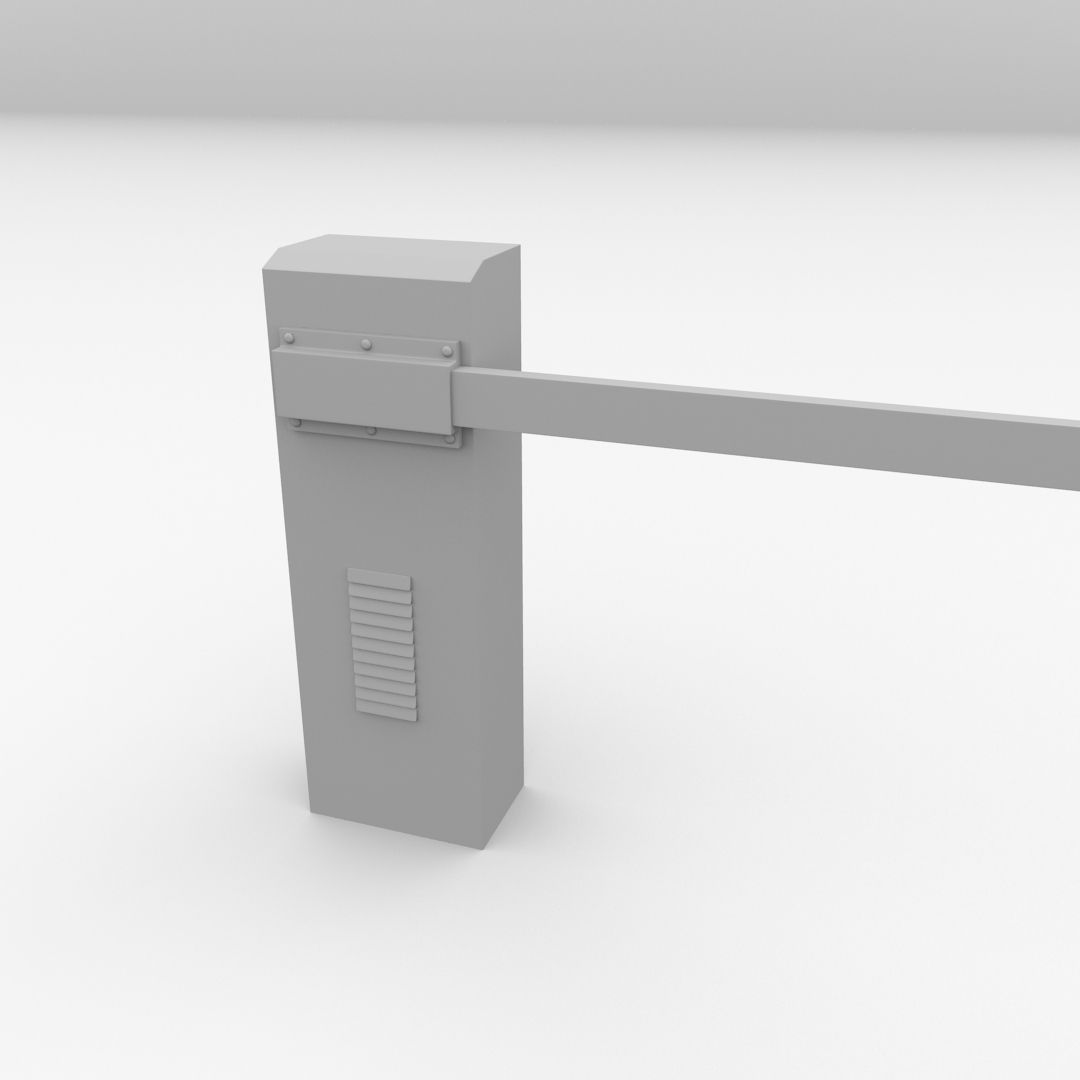 Boom Gate 3D model_3