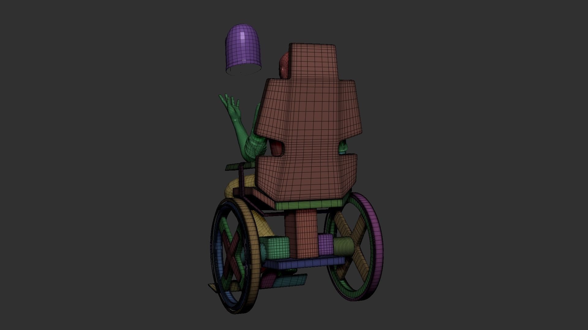 Xmen professor charles xavier ztl 3D model_5