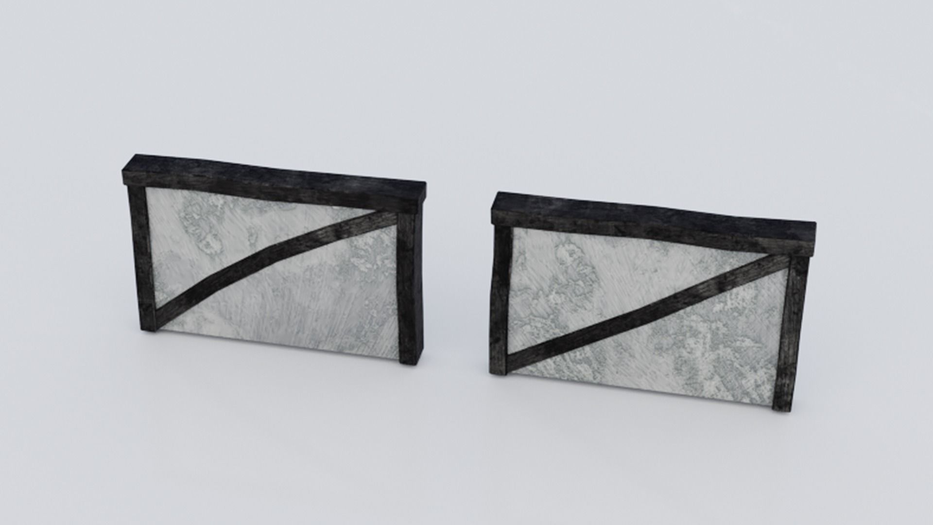 Medieval Castle Keep Modular Kitbash Pack Low-poly 3D model_58