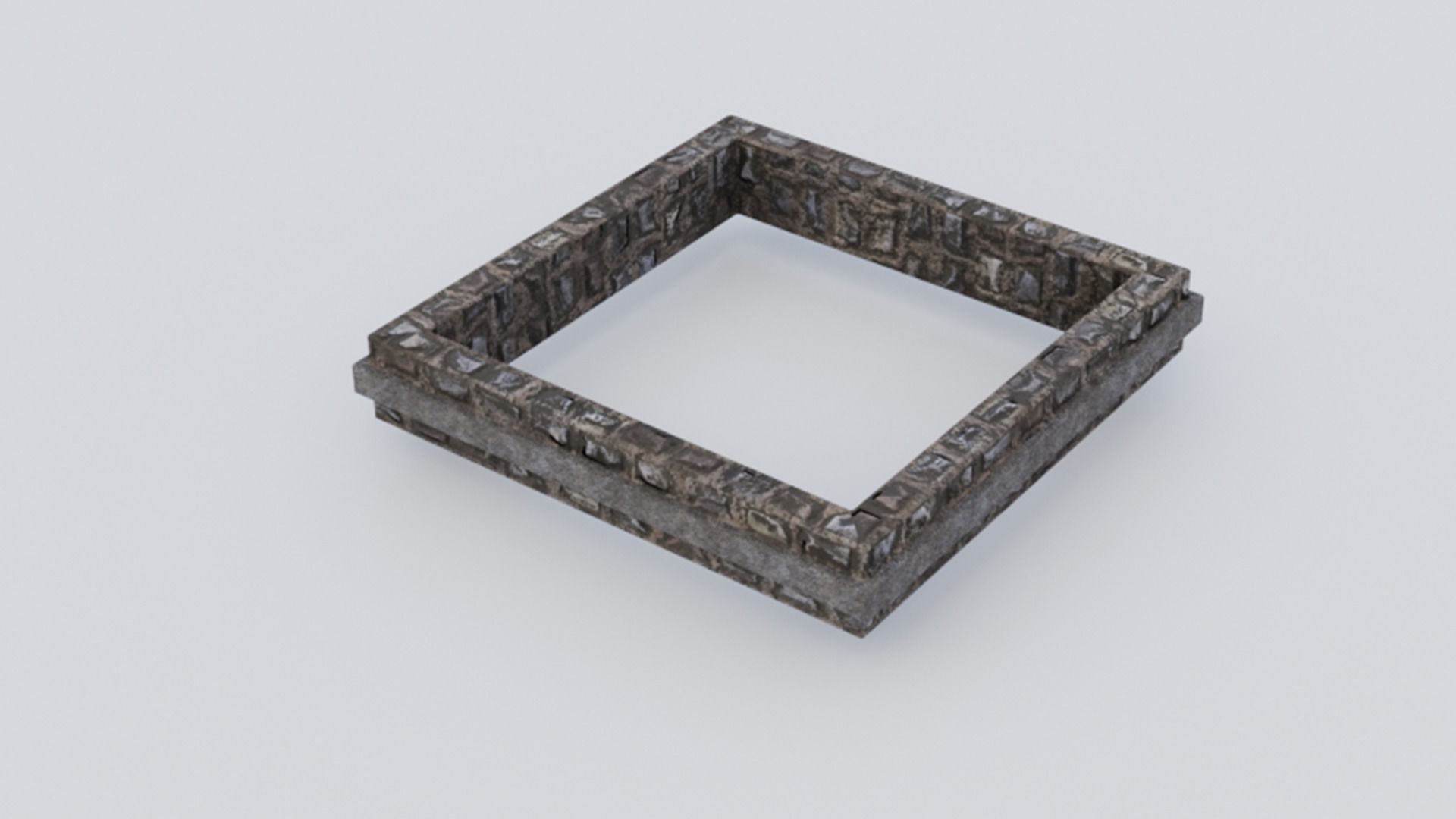 Medieval Castle Keep Modular Kitbash Pack Low-poly 3D model_46