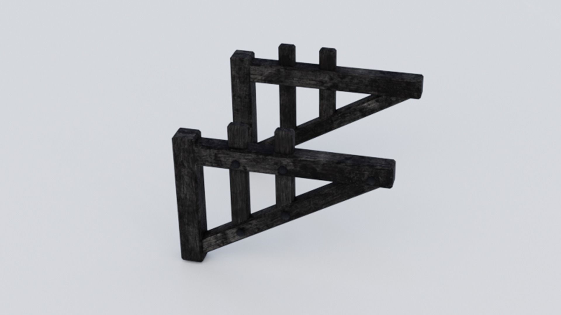 Medieval Castle Keep Modular Kitbash Pack Low-poly 3D model_9