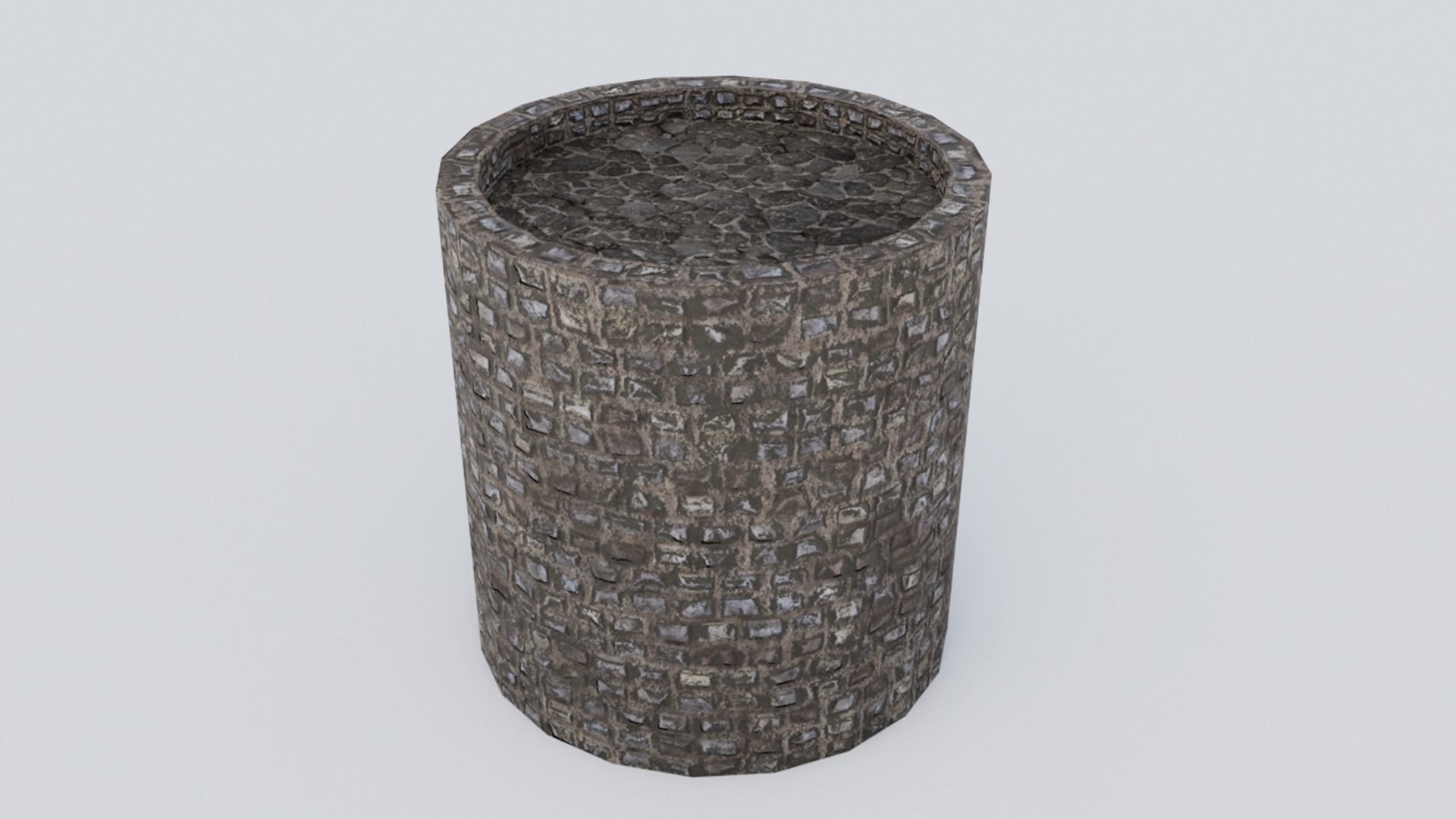 Medieval Castle Keep Modular Kitbash Pack Low-poly 3D model_41