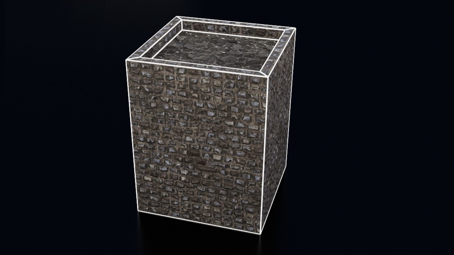 Medieval Castle Keep Modular Kitbash Pack Low-poly 3D model_102