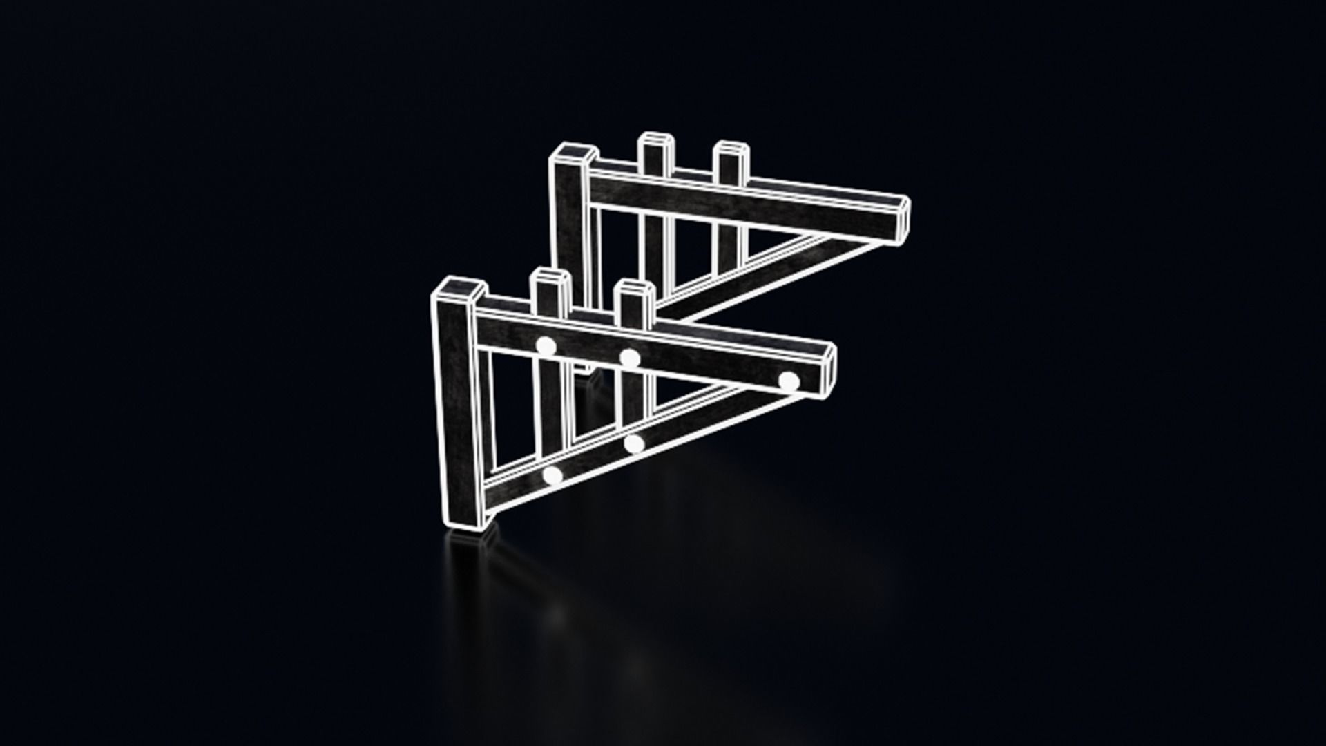 Medieval Castle Keep Modular Kitbash Pack Low-poly 3D model_60