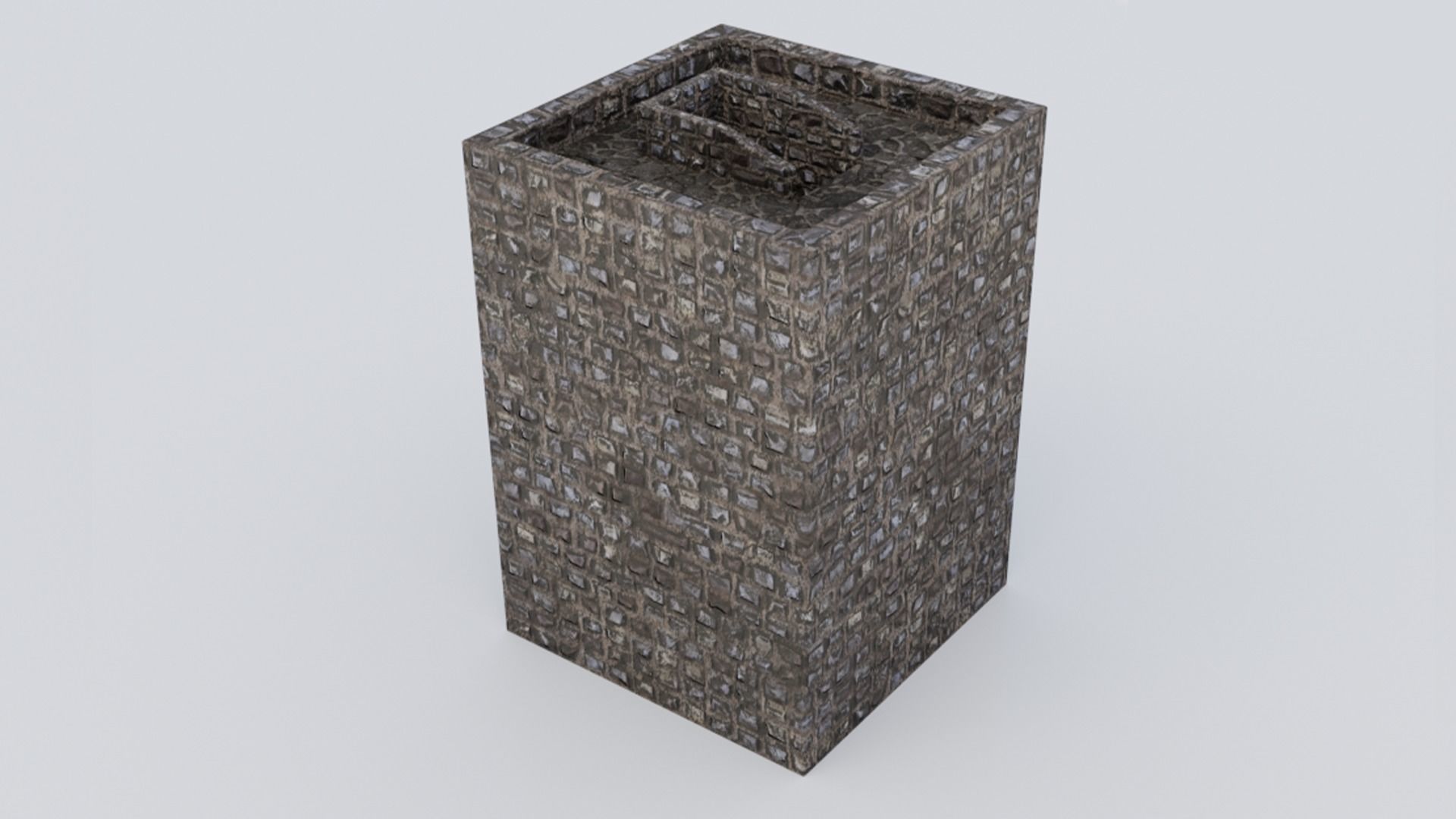 Medieval Castle Keep Modular Kitbash Pack Low-poly 3D model_49